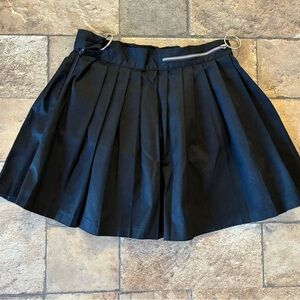 Love Too True black pleated skirt